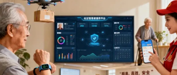 智慧社区养老新范式！成都多彩字节科技：用科技为晚年生活保驾护航