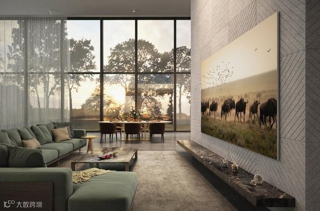 三星 2022 款 The Wall 电视亮相:采用 Micro LED 技术,最大 8K 220 英寸