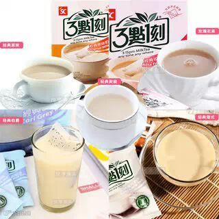 台湾馆正品三点一刻原味奶茶 经典港式 炭烧伯爵玫瑰奶茶5盒包邮