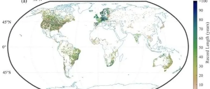 <em>数据</em>分享：全球41263条河流河段79个径流指数时间<em>序列</em><em>数据</em>集（1806-2022年）