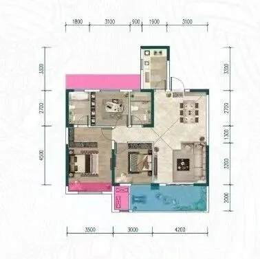 澴水学校旁，公园河景！大悟水岸观邸123㎡工抵房3室2卫带车位42万