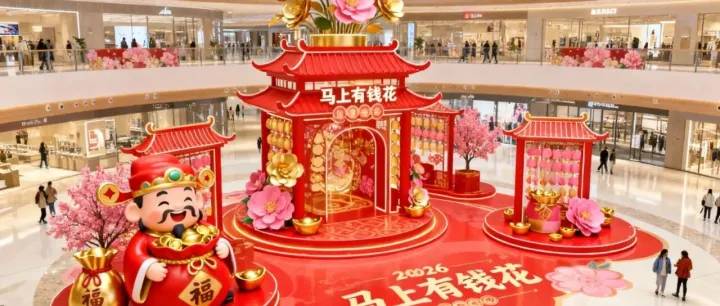 突破常规！今年新年美陈设计这样玩，轻松打造网红打卡点