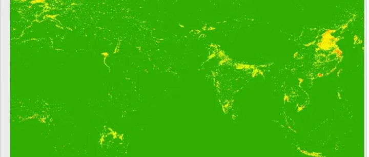 <em>数据</em>资源：2020-2025年全球人类居住<em>分布</em>TIF<em>数据</em>-GHSL