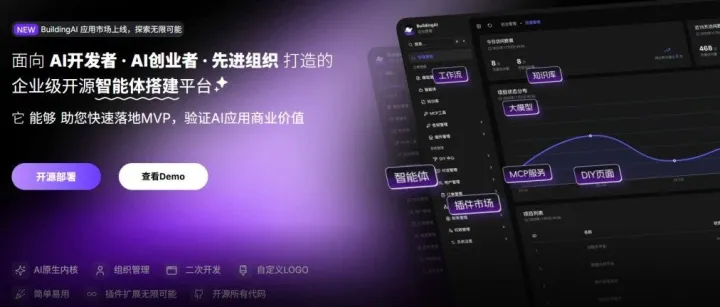 零代码搭建<em>企业智能体：BuildingAI 开源平台</em>支持 RAG 与<em>智能</em>体控制（MCP）