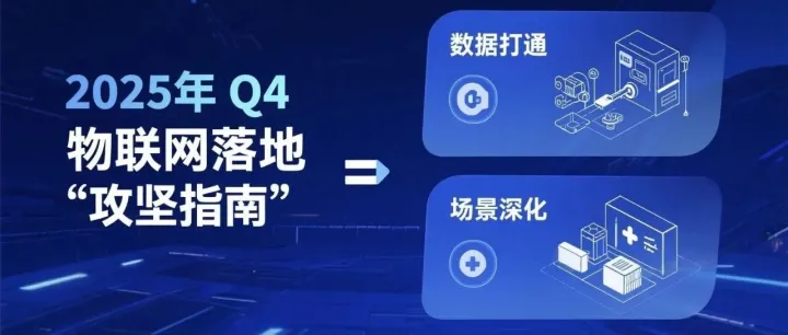 2025 年 Q4 物联网落地 “攻坚指南”：企业该优先抓 “数据打通” 还是 “场景深化”？