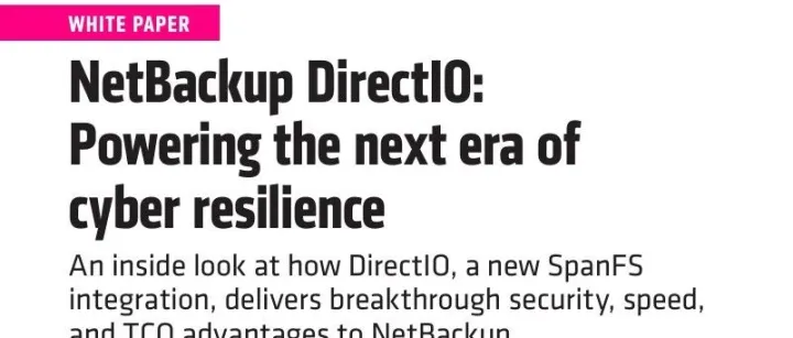 NetBackup DirectIO <em>White</em> Paper