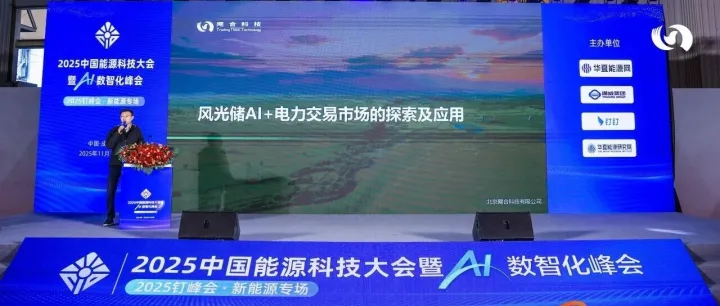 飔合科技燕兆：AI技术或成电价预测新的突破口