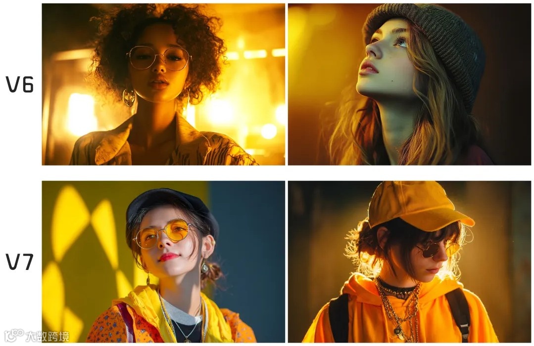 MidJourney V7和MidJourney V6的实测对比