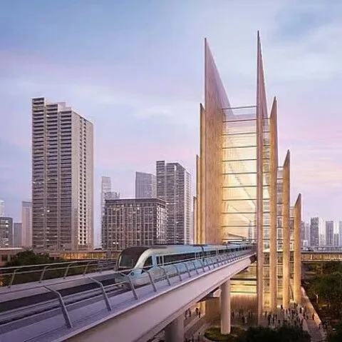 【视频】迪拜RTA公布了<em>地铁</em>蓝线<em>的</em><em>线路</em>图