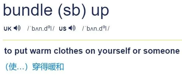 双语学习 | “多穿点”用英语怎么说？可不是wear more！