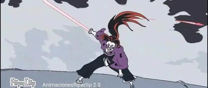 《鬼灭之刃》同人向动画作品-黑死牟VS岩柱、风柱 每一帧都让人窒息