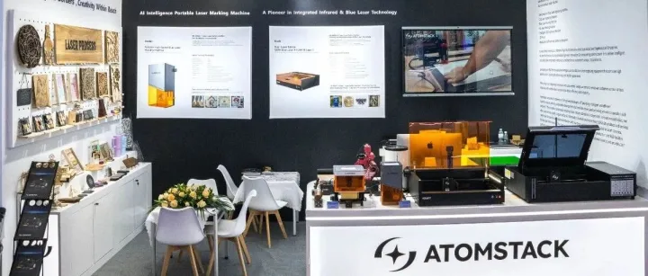 激光雕刻，让创意成真——原子智造（AtomStack）广交会精彩瞬间