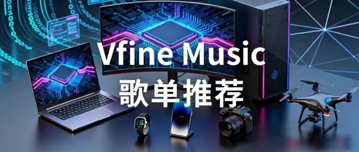 Vfine Music商用音乐：歌单推荐｜科技数码 智享新机 触摸未来