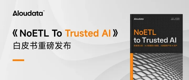 通往可信数据智能的路线图，就在这本《NoETL to <em>Trusted</em> AI》白皮书中