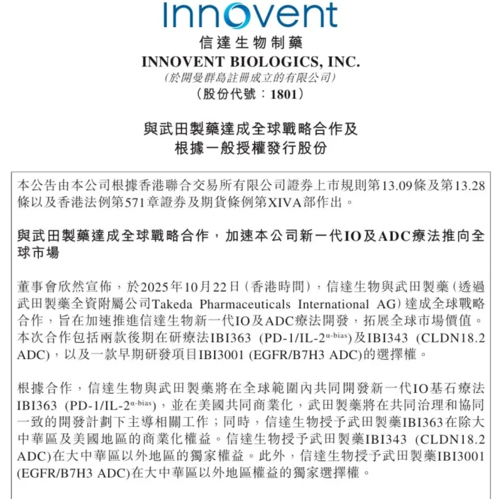 114亿美元合作！信达武田押注新靶点，PD-1之后的风口来了？