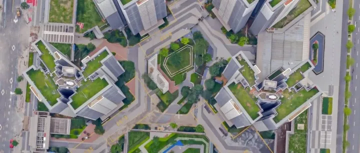 坪山区新房航拍全景VR分享