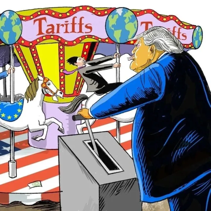 <em>Trump</em>’s tariff merry-<em>go</em>-round is destroying global trade