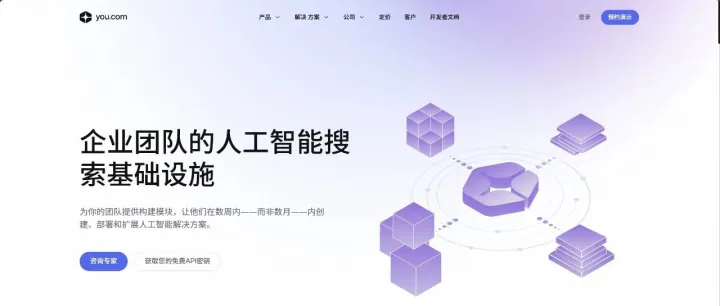 震撼！You.com 开放实时搜索 API，普通开发者也能做出“会上网的 AI，注册送100美刀积分！