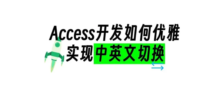 Access开发如何优雅实现中英文切换