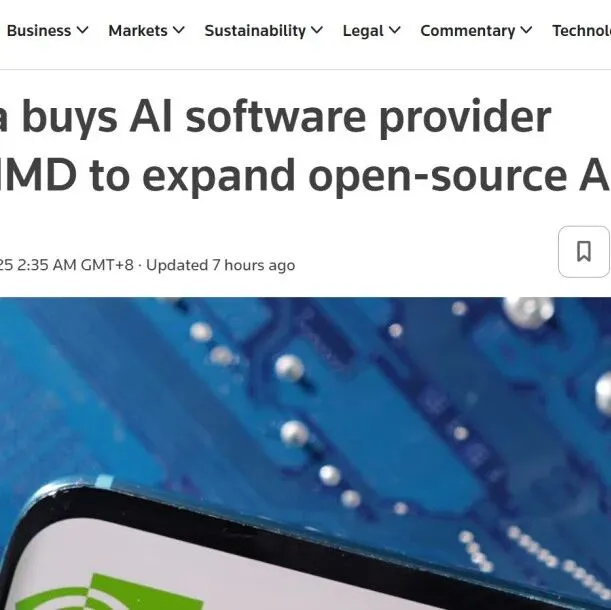 英伟达收购<em>AI</em><em>软件</em>公司SchedMD，加码开源技术与<em>AI</em>生态布局