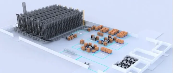 美仪立体仓库与AGV智能搬运系统投用