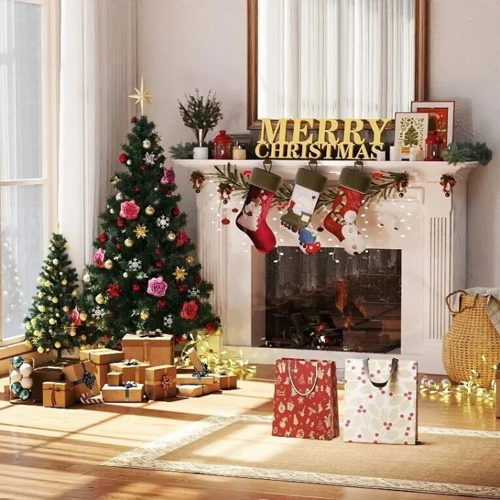 拒绝一次性装饰！博主的圣诞可持续家居，Coohom 直接搭！