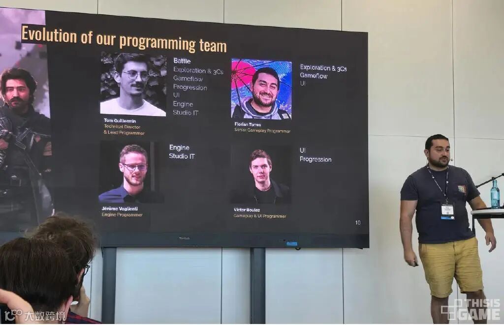 Sandfall团队规模示意