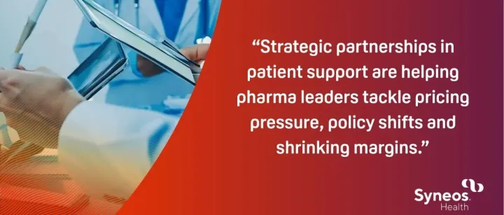 患者支持服务的战略合作：更精简的运营，更优的效果