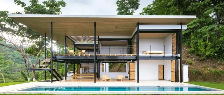 300 m²哥斯达黎加钢构度假屋