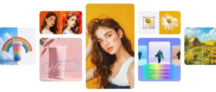 AI修图工具！3秒一键抠图，模糊老照片瞬间变4K高清！