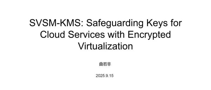 【论文研究】SVSM-KMS