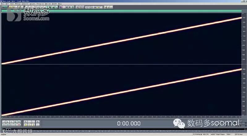 FIIO 飞傲 X7 便携式智能音频播放器USB DAC模式-频率扫描@SPDIF