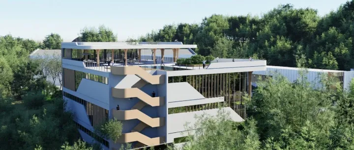 洛宜新作Loading |  建筑规划室内设计，普洱山间 “金树” 咖啡厂