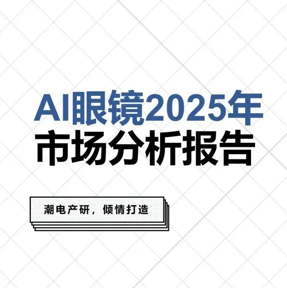 【数据订阅】AI眼镜2025年市场分析报告