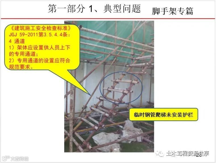 最全面的脚手架注意事项及防护措施图文详解_36