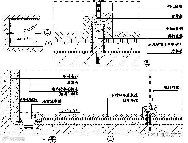 精装修工程细部节点构造施工示意图,就是这么全!_7