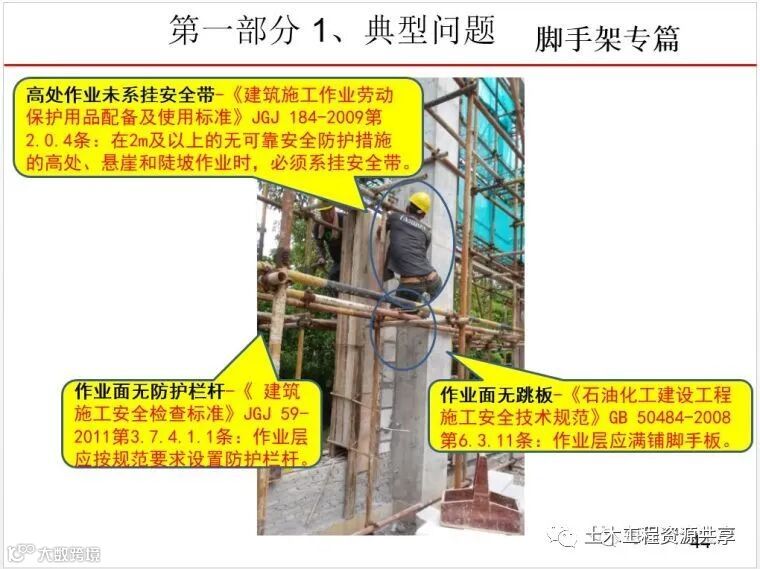 最全面的脚手架注意事项及防护措施图文详解_52
