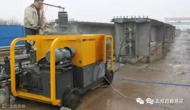 后张法预应力箱梁施工做法细节展示-重新压浆