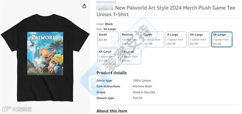 5-cv-06584,热门游戏Palworld幻兽帕鲁隐匿维权,292店涉案被TRO冻结!"