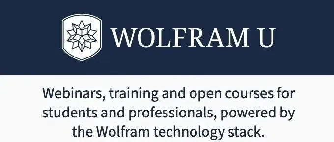 十二月课程预告 | Wolfram 年终技术收官之作