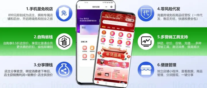 【BBC】跨境免税+社交电商系统