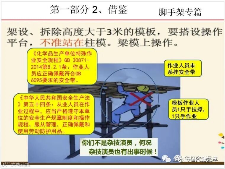 最全面的脚手架注意事项及防护措施图文详解_85