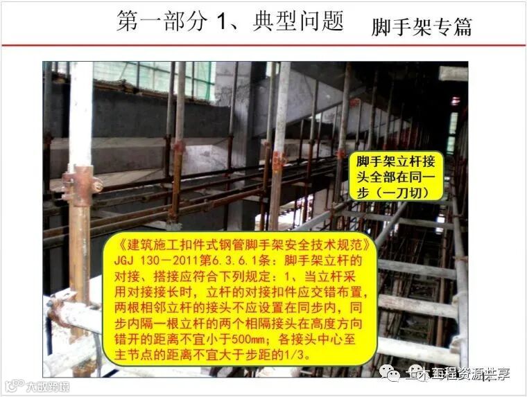 最全面的脚手架注意事项及防护措施图文详解_25