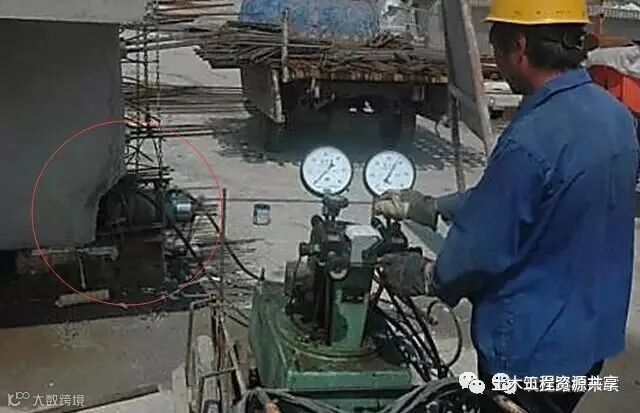 后张法预应力箱梁施工做法细节展示-张拉机具