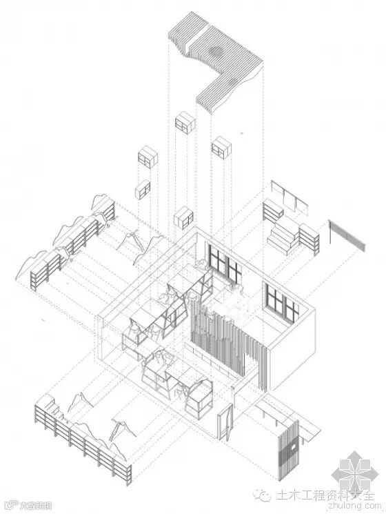 你见过这样的工作室么?办公还要爬上两层!