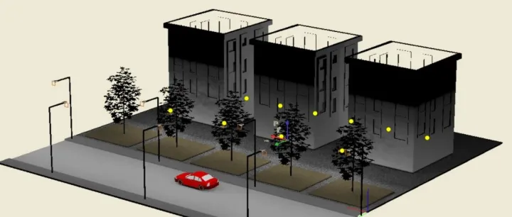 LITESTAR 4D案例：建筑街道照明设计