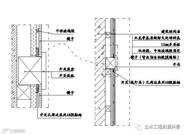 精装修工程细部节点构造施工示意图,就是这么全!_52