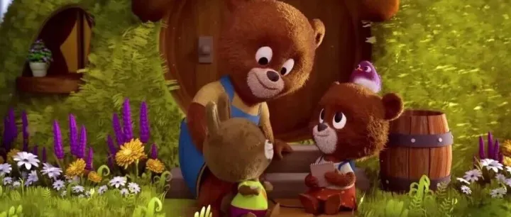 娃超爱！这首SSS小熊探险儿歌，边唱边解锁英语启蒙新玩法！