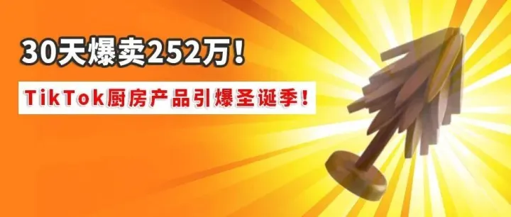 30天爆卖252万！TikTok一款厨房隔热垫引爆圣诞季！