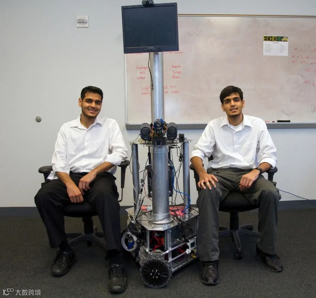 Sohaib Akhter, left, and Muneeb Akhter in 2011.